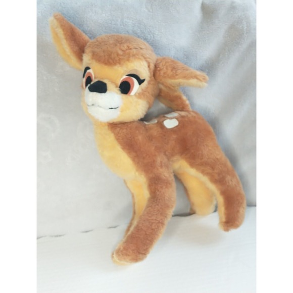 Vintage 60s Bambi Plush Walt Disney Productions California Stuffed Toys 16"‎ USA - Picture 1 of 16